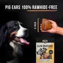 3 x Scott Pet Grillerz Pig Ears for Dogs, 12 Count, Natural Dog Chews, Single Ingredient, High Protein, Easy to Digest, Supports Healthy Teeth, for All Life Stages