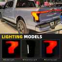 Dasbecan Tail Light Assembly LED Compatible With 2022-2025 Ford F150 Lightning (Platinum, Lariat) Taillight Rear Lamp Right Passenger Side Replace# NL34-13B504-BG