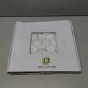 Metal Tile Backsplash with RetroLook - (Hexagon White Marble Mixed Silver 5pc/Pack) Metallic Peel and Stick, Luxury Wall Remodelling in Affordable Price, Ideal for Kitchen, Bathroom, Stairway