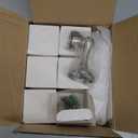 Probrico Brushed Nickel Magnetic Door Stoppers for Bottom of Door, Stainless Steel Magnet Door Catch Door Stops to Keep Door Open, Heavy Duty Door Holder, Wall and Floor Mounting, 6 Pack