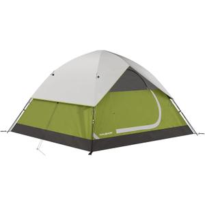HAUSHOF 2/ 4-Person Family Dome Tent with Removable Rain-Fly, Easy Set Up Portable Camping Tent for Backpacking Hiking Backyard Outdoor (Green, 4-Person)