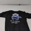 Colon Cancer Awareness Month Messy Bun Mother Blue Ribbon T-Shirt M