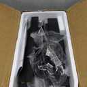 YUFAM 3-Tier Small Narrow Wood Side Table with Charging Station, Skinny Nightstand for Small Space, Slim Bedside Table with Storage for Couch, Thin End Table with USB Ports and Outlets, Black (1 Pack)