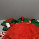 Elf Costume for Girls Kids Christmas Girl Light Up Elf Dress, Size M