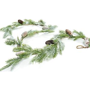 CraftMore Whitewashed Pine Garland 6'