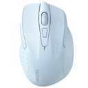 TECKNET Wireless Mouse (2.4G & BT5.0/3.0) Silent 4800 DPI Computer USB A & Bluetooth Mouse 6 Buttons, Wide Compatibility - Lightblue