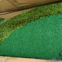 Golf Putting Green Indoor Outdoor Putting matt Professional Training Mat Practice Putting Mat with 3 Flags 1 Movable Cup 2 Slope Pad 5x10ft