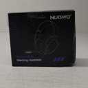 NUBWO HG04L Gaming Headset for PS5/PS4, Xbox Series X|S/Xbox One, Switch  250g Lightweight, Clear Unidirectional Mic, Soft Memory Earmuffs, 3.5mm Jack for Gaming & Work (White)