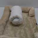 EHEYCIGA Orthopedic Dog Beds for Large Dogs, Waterproof Memory Foam Large Dog Bed with Sides, Non-Slip Bottom and Egg-Crate Foam Pet Couch Bed with Washable Removable Cover, Greige