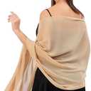 Chiffon ladies' scarves, bride bridesmaid dress shawls, formal dinner party, party and ball wraps