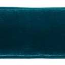 HiEnd Accents Stella Faux Silk Velvet Lumbar Pillow, 14x42 inch, Teal, Romantic Western Modern Traditional Style Luxury Bedding, Decorative Throw Pillow
