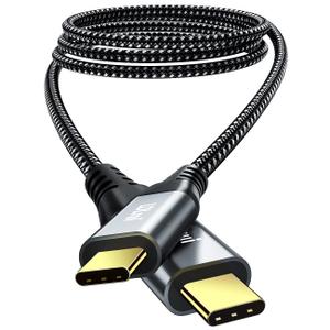 LDLrui 3FT USB C Monitor Cable, 4K UHD USB C Video Cable, 10Gbps Data & 100W PD Charging, HDR Type C Display Cord for Dell/LG, ARZOPA/MNN/KYY Portable/Gaming Monitor, External Second Screen Extender