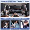 6pcs Car Window Shades for Ford F150 4Door 2021 2022 2023 2024 2025, Full Car Window Covers for Privacy, Sunshades for F150 Front Rear Windshield Side Windows to Block UV and Protect Privacy