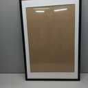 FUNTRESS 10x14 Picture Frame for Wall Hanging Family Photo Frame Wood Living Room Document Collage Frame with Mat (10x14 inch, Black)