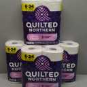 Quilted Northern Ultra Plush Toilet Paper, 24 Mega Rolls = 96 Regular Rolls, 3X Thicker*, 3 Ply Soft Toilet Tissue