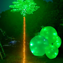Fairyrain Artificial Palm Tree 10.5FT 420LED Outdoor Lighted Palm Trees
Metal Heavy Duty Palm Tree for Outside Patio Tropical Decorations Party Hawaiian Jungle Christmas Nativity Beach Garden Park
