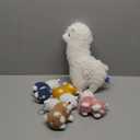 Civaner Llama Stuffed Animal with 4 Baby Llama Plushies Cute Alpaca Plush Set Soft Kawaii Alpaca Pillow for Kids Girls Easter Mother's Day Birthday Party Charity Donation Home Decor(White)