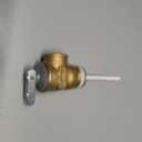 Camco Automatic Temperature and Pressure Relief Valve with Extension Probe and Lever | Features an All Brass Body with a Stainless Steel Pressure Spring