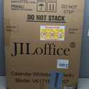 Calendar Whiteboard for Wall, TANKEE 17x13 Inches Whiteboard Calendar Cork Board Combo, Small Magnetic White Board with Wood Framed, Hanging Dry Erase Board for Kitchen Home Office School Planner