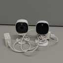 2K Cameras for Home Security-Outdoor/Indoor Camera for Dog/Cat/Pet/Nanny/Baby, Color Night Vision, White Light, Siren, 24/7 SD Recordings, Works with Alexa/Google Home, C1 (C1-White-2pack-2.4G)