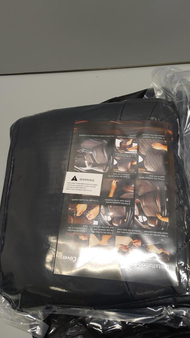 Joy Forserve Front Car Seat Covers for Volvo,Leather Waterproof Seat Protector Custom Fit Volvo XC90 XC60 XC40 V60 C40 V90 S70 S40 S60 S90,2 Pack,Black