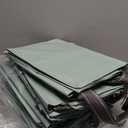 VENO 10 Pack Moving Bags w/Backpack Straps, Heavy Duty, Moving Boxes Alternative, Packing Supplies, Large Storage Totes for Dorm Room Essentials with Zipper for Clothes (Light Green Matte, 10 Pack)