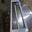 Ideal Pet Products Aluminum Pet Patio Door, Adjustable Height 77-5/8" to 80-3/8", 10-1/2" x 15" Flap Size, White