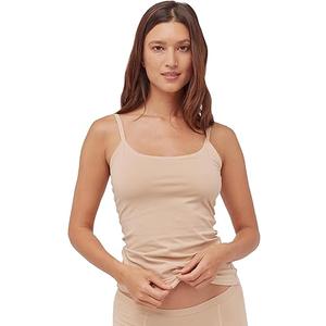 Pact Organic Cotton Women's Everyday Shelf Bra Camisole Champagne Size XS