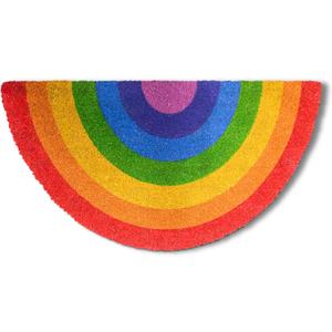MAINEVENT Rainbow Doormat 30x17 Inch Mat, Rainbow Door Mat, Cute Doormat Welcome Mat, Welcome Outdoor, Cute Door Mat Outdoor