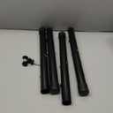 Table Leg Extenders for Folding Tables, Folding Table Legs Extensions for Straight and Bent Legs, Heavy Duty Steel 4 Levels Adjustable Folding Table Leg Risers, Raise Table Height