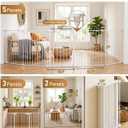 33-127" Extra Wide Baby Gate for Large Openings & Awkward Spaces, 30" Tall