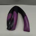 Leather Car Steering Wheel Cover, Non-Slip Car Wheel Cover Protector Breathable Microfiber Leather Universal Fit for Most Cars (Purple-2)
