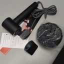 slopehill 110,000 RPM Professional Hair Dryer - 0.8lb Ultra-Lightweight, 2 Billion Ion Technology for 98% Frizz Reduction, AI Smart-Temp Control, Magnetic Attachments for All Hair Types (Dark Black)