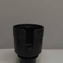 Amazon Basics Car Cup Holder Expander with Adjustable Base, Fits Large Bottles 3.4 to 3.8 in Diameter, Securely Holds Yeti, Hydro Flask and More, Black