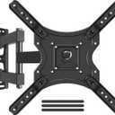 ELIVED Full Motion TV Wall Mount for Most 26-60 Inch TVs, Articulating Arms Swivel and Tilt tv Mount, Wall Mount Brackets Max VESA 400x400, Single Stud Perfect Center Design, Holds Up to 77 lbs.
