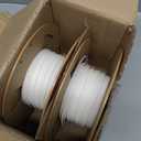 Rapid PLA Plus Filament 1.75mm, High Speed 3D Printer Filament Up to 600mm/s, PLA+ Filament Dimensional Accuracy +/- 0.02 mm Fits Most FDM 3D Printer, Cardboard Spool 2 Pack 1kg White