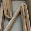 2 Pack Door Draft Stopper 36" Adjustable Under Door Draft Stopper Soundproofing 30 Inch to 36 Inch Noise Blocker Seal Large Gap up to 1.2", Easy to Install Wood Color