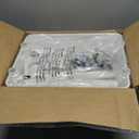 Pipishell 3 Tier Rolling Cart Organizer, Plastic Rolling Cart with Lockable Wheels & Reinforced Handle, Lightweight Utility Cart Storage Cart for Nursery, Kitchen, Bathroom, Craft Room, White, PIUC14W