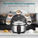 Large 15L Commercial rice cooker 84 cups cooked / 32 cups uncooked rice Electiric Rice Cooker & Rice Warmer | Automatic Warm | Stainless Steel | with One-Touch Operation