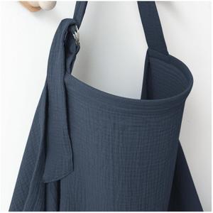 MairMore Muslin Nursing Covers for Breastfeeding, Privacy Breast Feeding Cover with Arch Neckline for Mom and Baby, Breathable 100% Cotton Nursing Apron Multi-use Stroller Cover