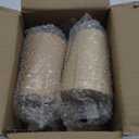 3 inch Solid Wood Furniture Legs, Btowin 4Pcs Mid-Century Modern Wooden Replacement Feet with Threaded 5/16'' Hanger Bolts & Mounting Plate & Screws for Sofa Couch Armchair Cabinet TV Stand (Natural Wood Color)