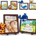 4pack 8x10in Picture FrameVertical & Horizontal for Wall or Tapletop Display, Felt DIY Kids Photo Posters & Art Prints Artwork Frames