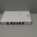 WOWOW Black Pot Filler Faucet - 304 Stainless Steel Pot Filler Over Stove, Wall Mounted Kitchen Folding Faucet with Double Joint Swing Arms