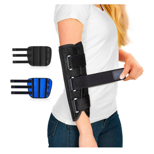 Elbow Brace for Ulnar Nerve Cubital Tunnel Syndrome for Women and Men, Arm Splint Left & Right Elbow Support Immobiliser for Straighten Arms to prevent Elbow Bending While Sleeping