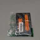 ULTIMAL Watch Band for Samsung Galaxy Watch Ultra 47mm (2025/2024) Compatible with Samsung Watch Strap Bands for Men Sport Bands for Watch Rugged Premium TPU & Metal (Orange+Black)