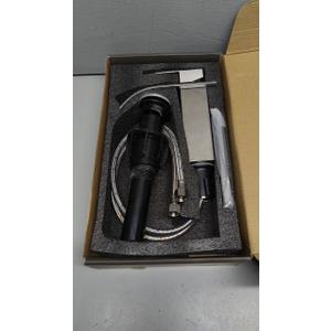 LUFG Bathroom Faucets Brushed Nickel Waterfall Bathroom Sink Faucet Modern Single Handle Bathroom Faucet for 1 or 3 Hole Mxier Tap Washbasin Faucet with Deck, Popup Drain and Supply Hoses