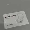 Hearing Aids for Seniors Rechargeable with Noise Cancelling, Hearing Amplifier with 5 Levels of Volume Adjustmen, Simple to Operate and Hear Clear Sound (Beige)