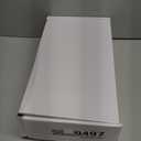 Midanya Bathroom Faucet with Waterfall Spout, Single Hole or 3-Hole Deck Mount, 304 Stainless Steel Sink Faucet with Pop-Up Drain, RV Vanity Compatible, Matte Black