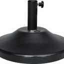 US Weight 30 Pound Fillable Umbrella Base- Made in the USA - Black