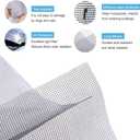 Fiberglass Screen Roll High Visibility and Durable Screen Easy to DIY Repair or Rescreen Window and Door Screen (59 x 100, Gray)